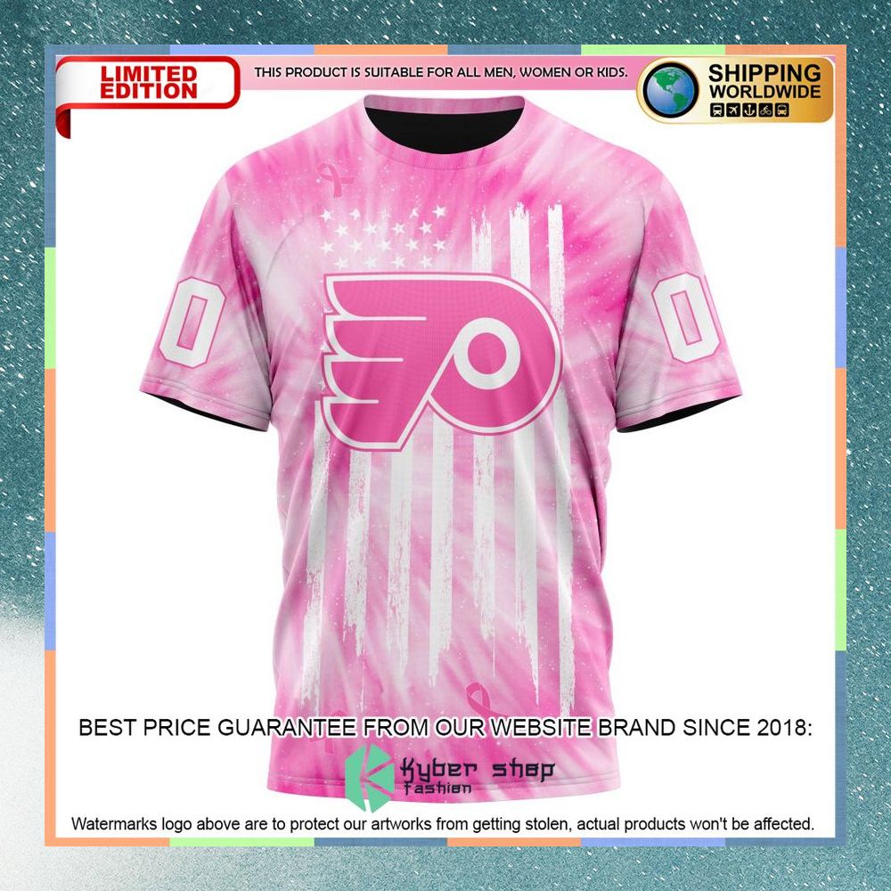 Personalized NHL Philadelphia Flyers Pink Tie-Dye Shirt, Hoodie 8 Personalized NHL Philadelphia Flyers Pink Tie-Dye Shirt, Hoodie word1