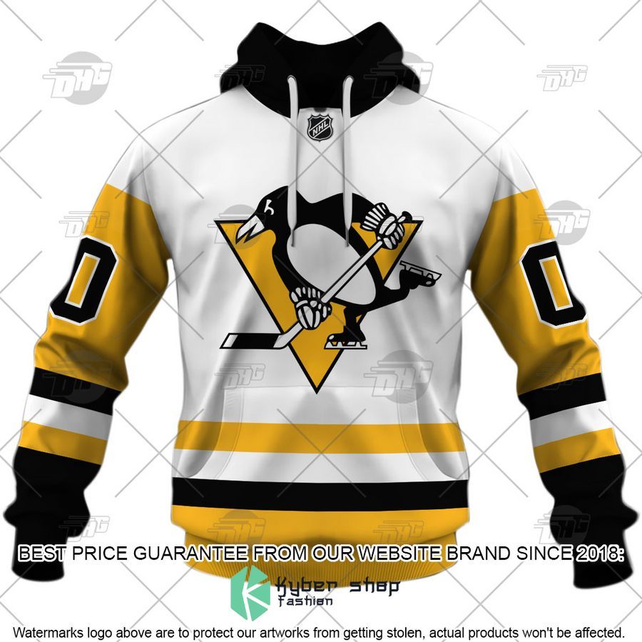 Personalized NHL Pittsburgh Penguins 2022 White Away 3D Shirt, Hoodie 3 Personalized NHL Pittsburgh Penguins 2022 White Away 3D Shirt, Hoodie word2
