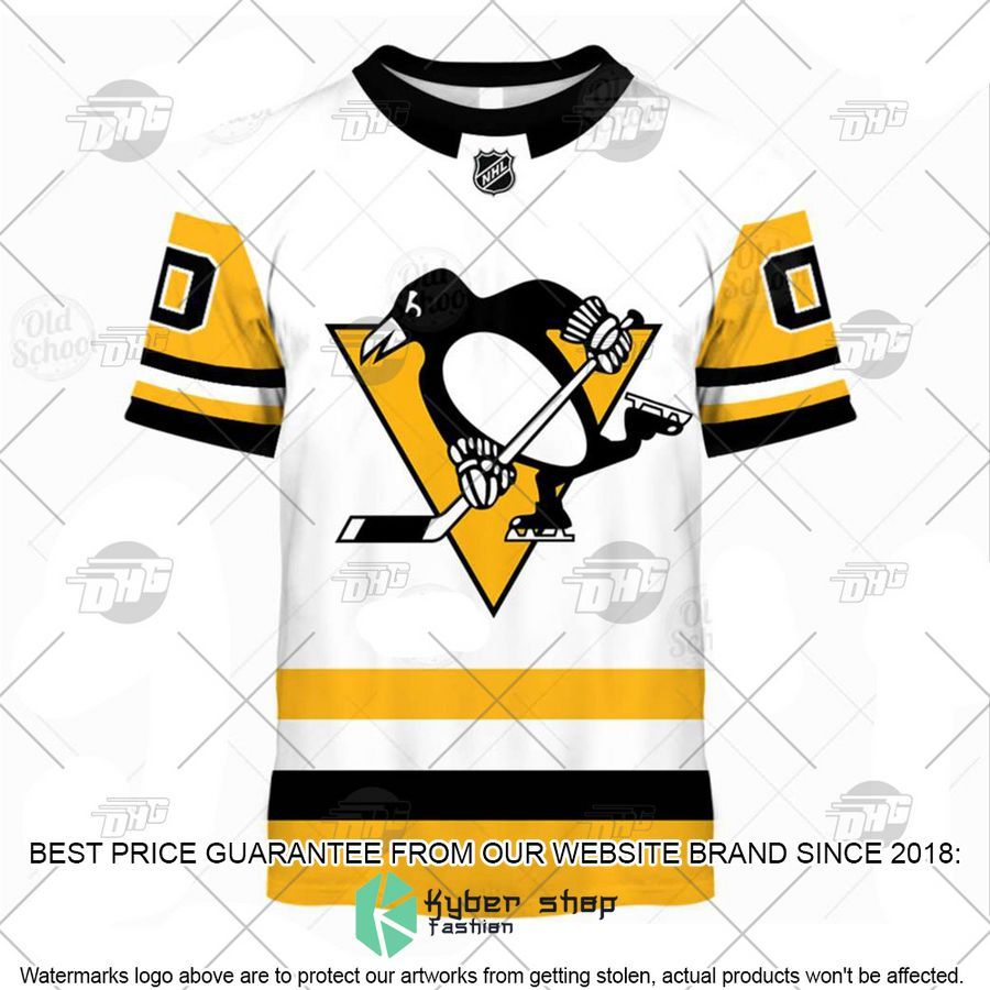 Personalized NHL Pittsburgh Penguins 2022 White Away 3D Shirt, Hoodie 4 Personalized NHL Pittsburgh Penguins 2022 White Away 3D Shirt, Hoodie word2