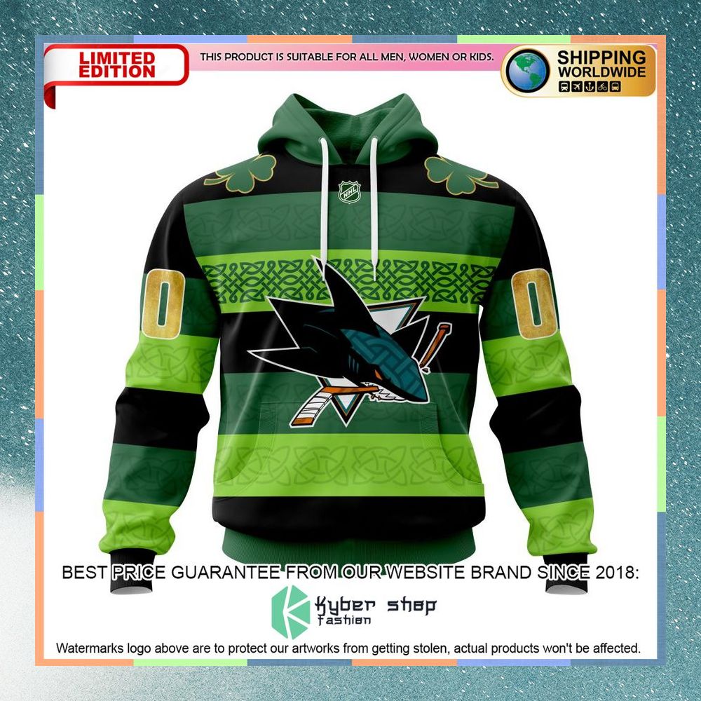 Personalized NHL San Jose Sharks St.Patrick Days Concepts Shirt, Hoodie