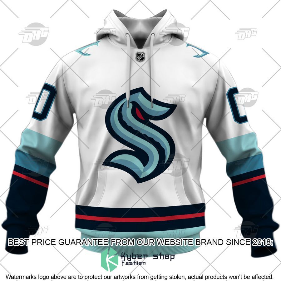 Personalized NHL Seattle Kraken 2022 Fanatics Branded White Away 3D Shirt, Hoodie 3 Personalized NHL Seattle Kraken 2022 Fanatics Branded White Away 3D Shirt, Hoodie word1