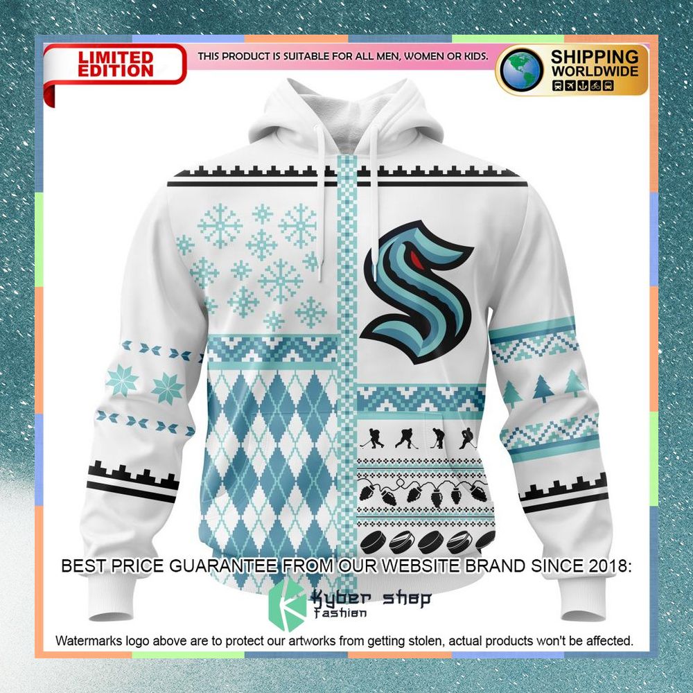 Personalized NHL Seattle Kraken Christmas Is Coming Shirt, Hoodie