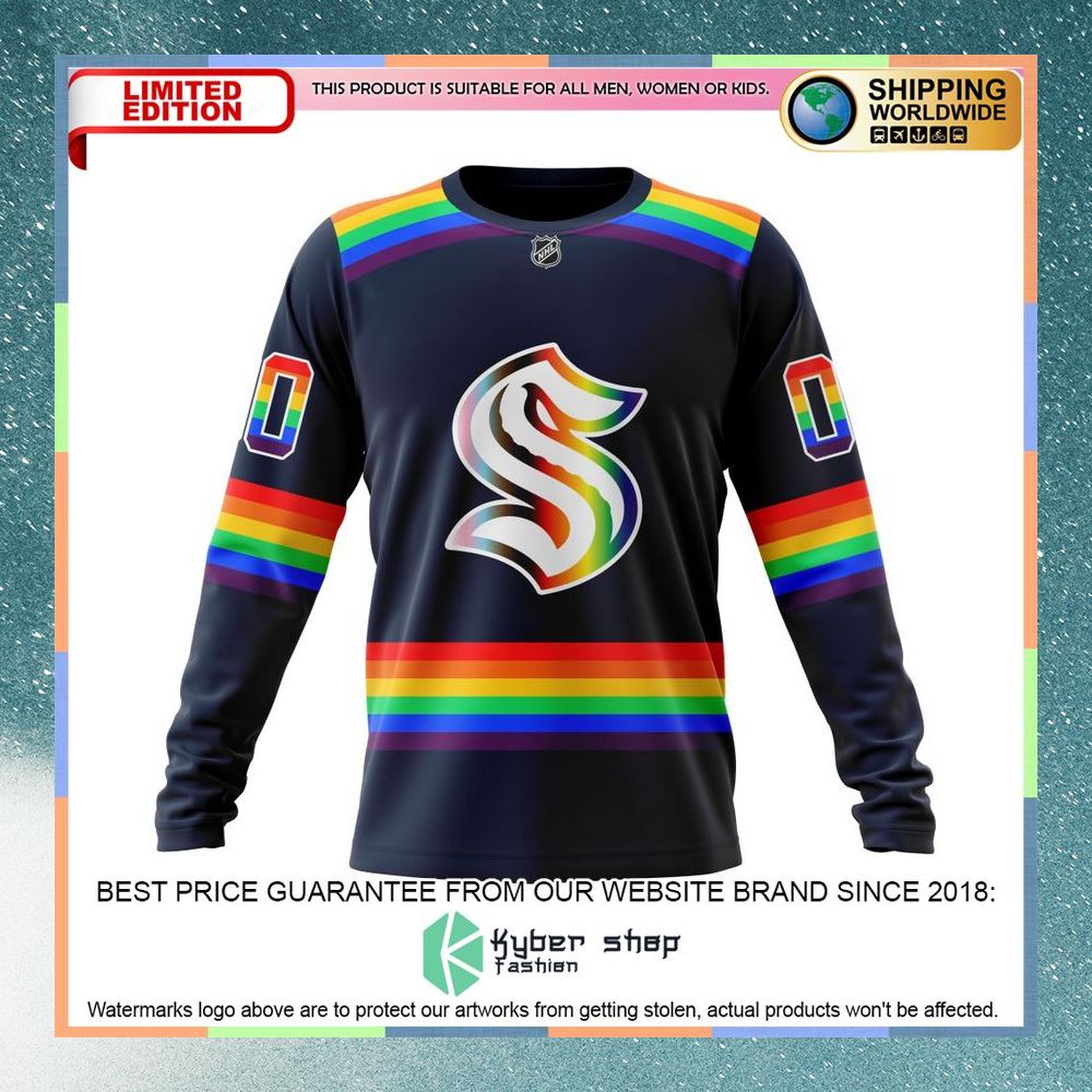 Personalized NHL Seattle Kraken LGBT Pride Shirt, Hoodie 6 Personalized NHL Seattle Kraken LGBT Pride Shirt, Hoodie word1