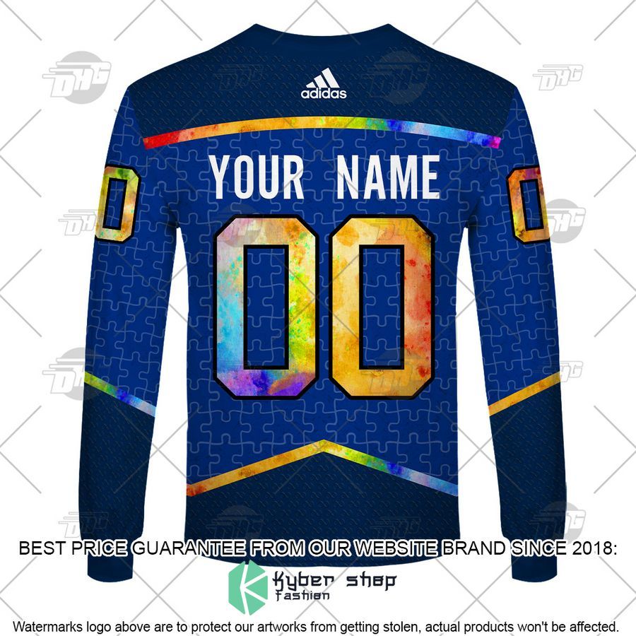 Personalized NHL St. Louis Blues Autism 3D Shirt, Hoodie 9 Personalized NHL St. Louis Blues Autism 3D Shirt, Hoodie word2