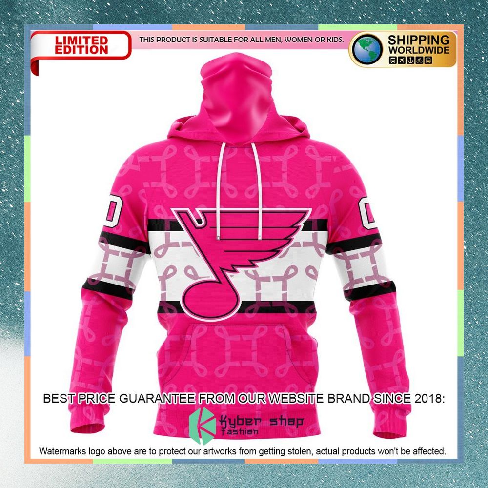 Personalized NHL St. Louis Blues Breast Cancer Shirt, Hoodie 4 Personalized NHL St. Louis Blues Breast Cancer Shirt, Hoodie word2