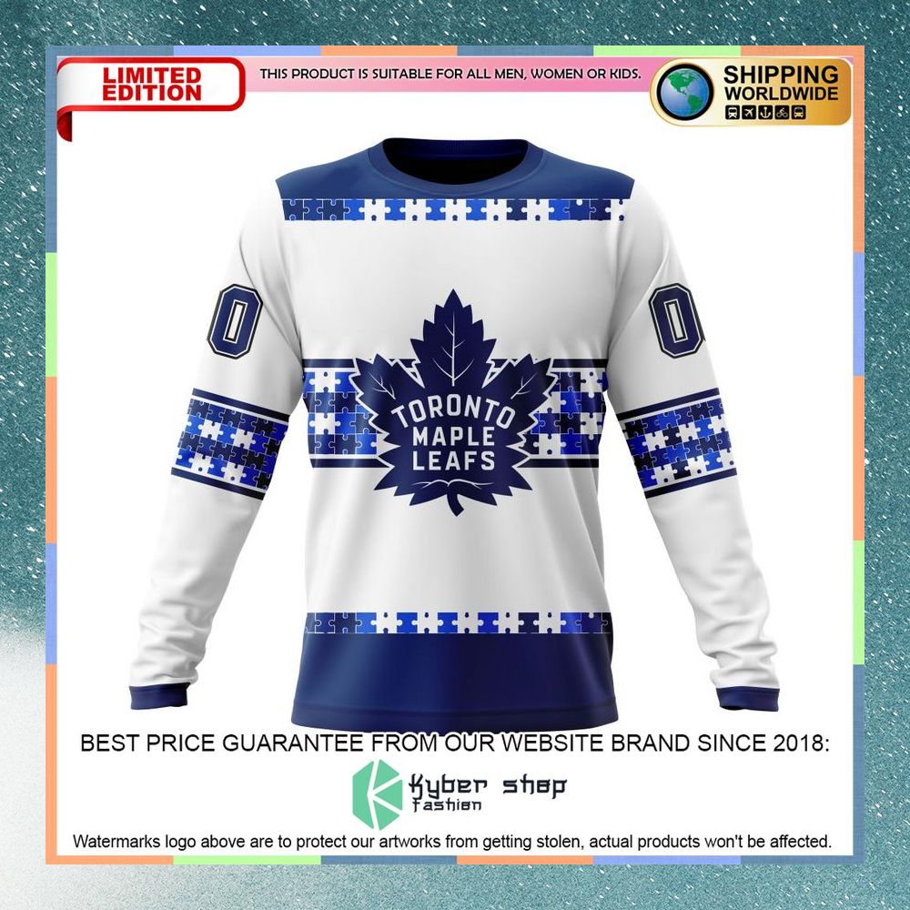Personalized NHL Toronto Maple Leafs logo Autism Awareness Shirt, Hoodie 6 Personalized NHL Toronto Maple Leafs logo Autism Awareness Shirt, Hoodie word3