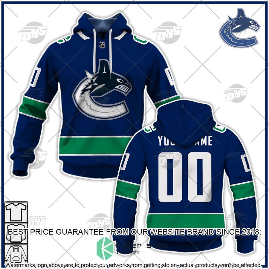Personalized NHL Vancouver Canucks 2022 Fanatics Branded Blue Home Team 3D Shirt, Hoodie