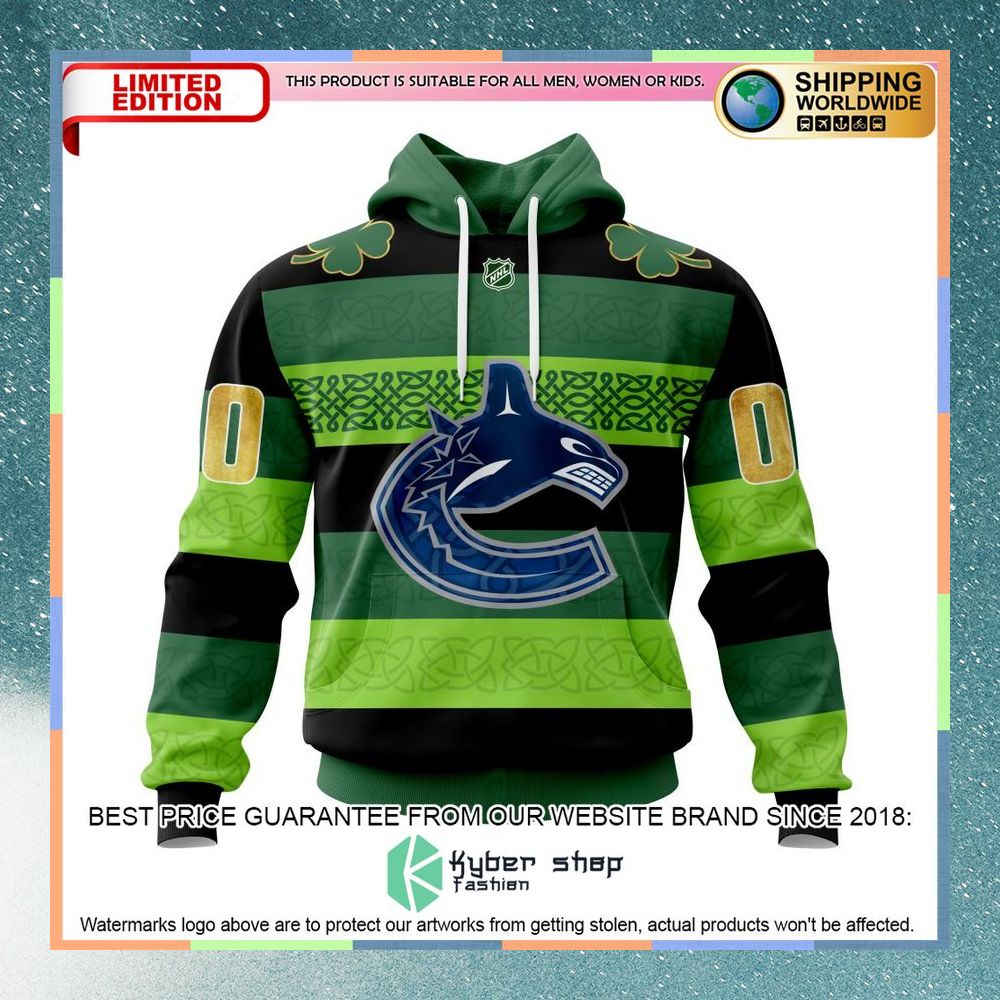 Personalized NHL Vancouver Canucks St.Patrick Days Concepts Shirt, Hoodie