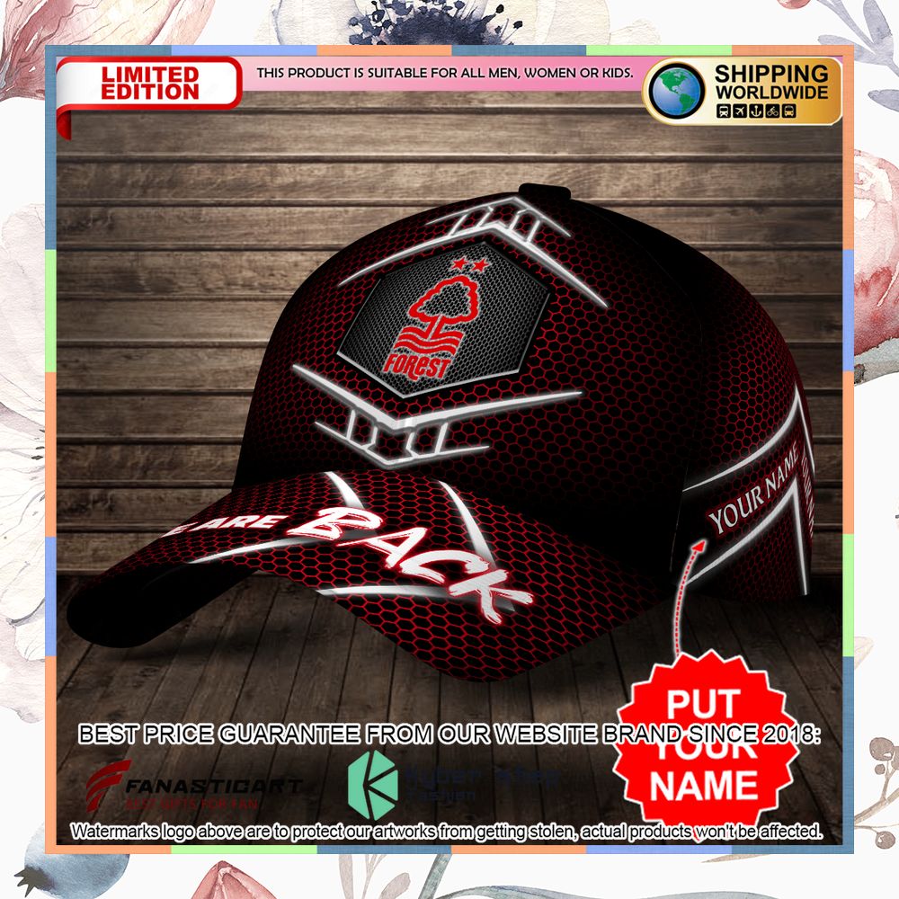 Personalized Nottingham Forest FC We Are Back Classic Cap 5 Personalized Nottingham Forest FC We Are Back Classic Cap word1