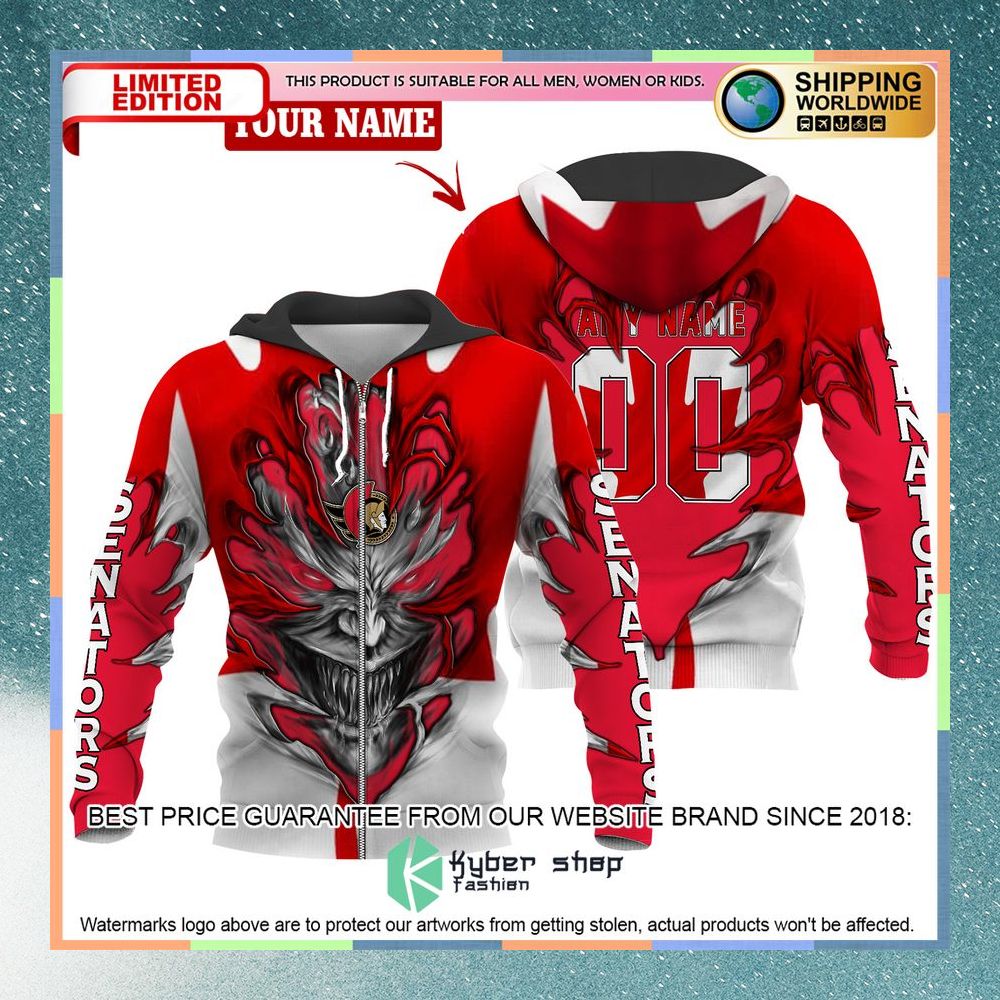 Personalized Ottawa Senators Demon 3D Hoodie 6 Personalized Ottawa Senators Demon 3D Hoodie word2