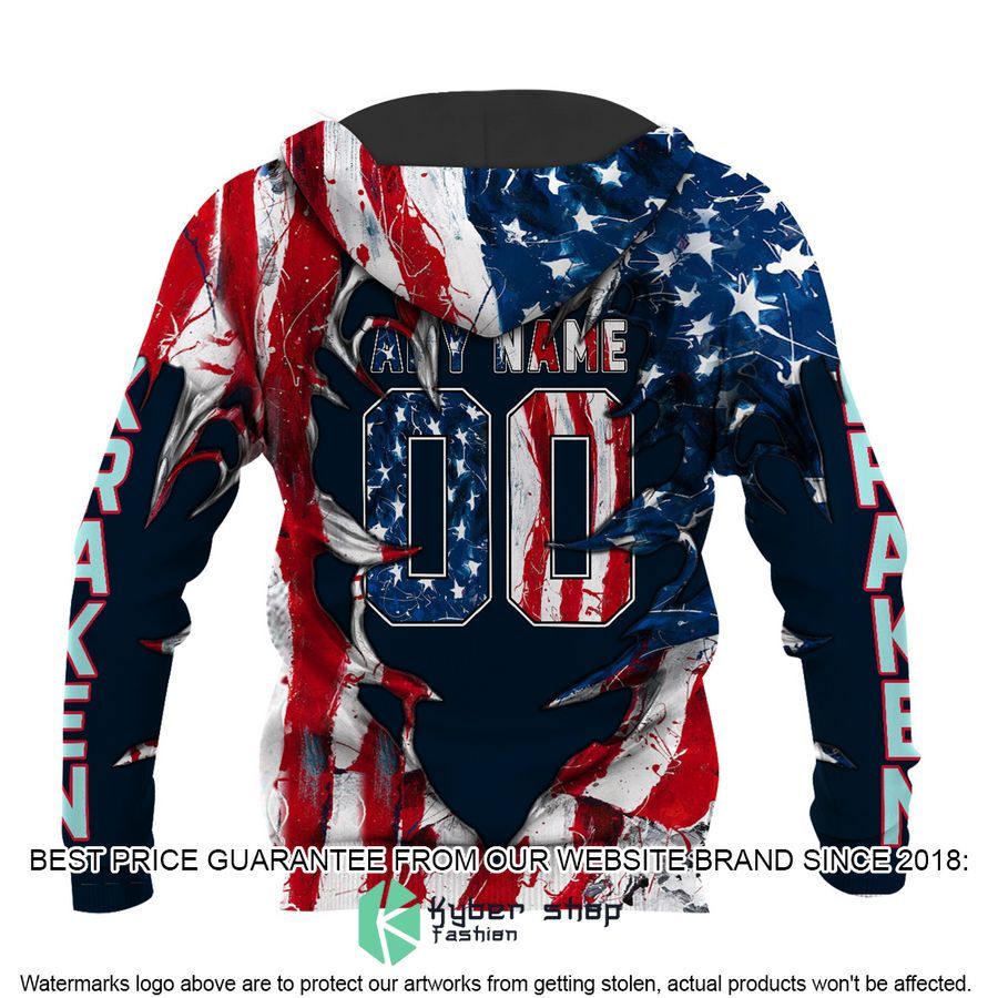 Personalized Seattle Kraken Demon US Flag 3D Hoodie 3 Personalized Seattle Kraken Demon US Flag 3D Hoodie word2