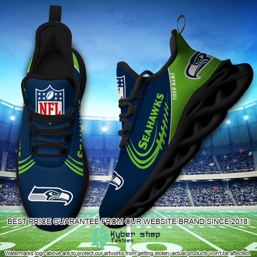 Personalized Seattle Seahawks Max Soul Shoes 4 Personalized Seattle Seahawks Max Soul Shoes word2
