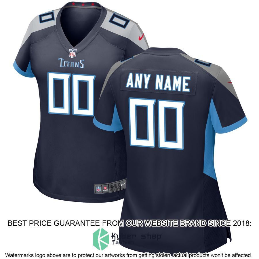 Personalized Tennessee Titans Women's Alternate Light Blue Football Jersey 5 Personalized Tennessee Titans Women's Alternate Light Blue Football Jersey word1