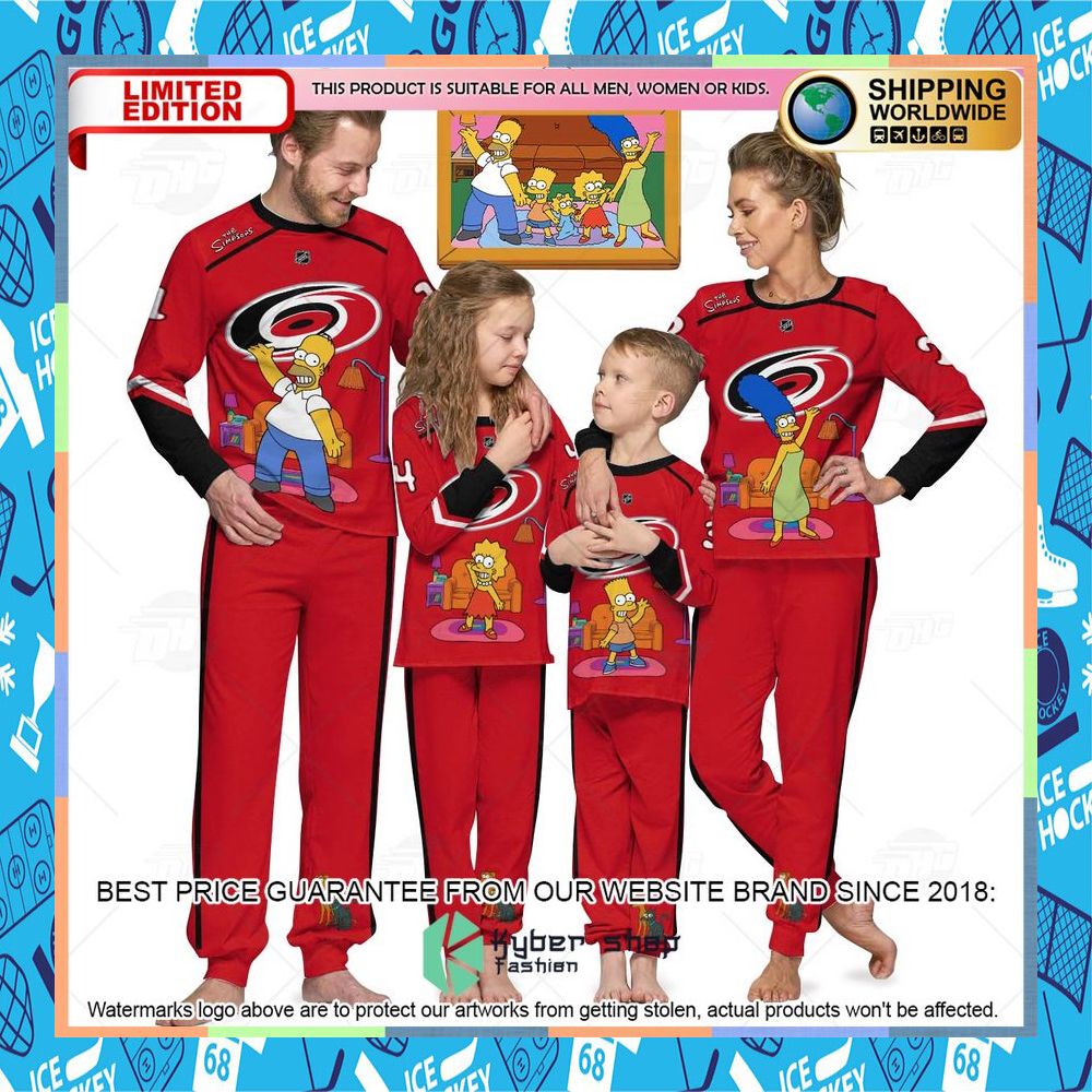 Personalized The Simpsons Carolina Hurricanes Pajama Sets 6 Personalized The Simpsons Carolina Hurricanes Pajama Sets word3