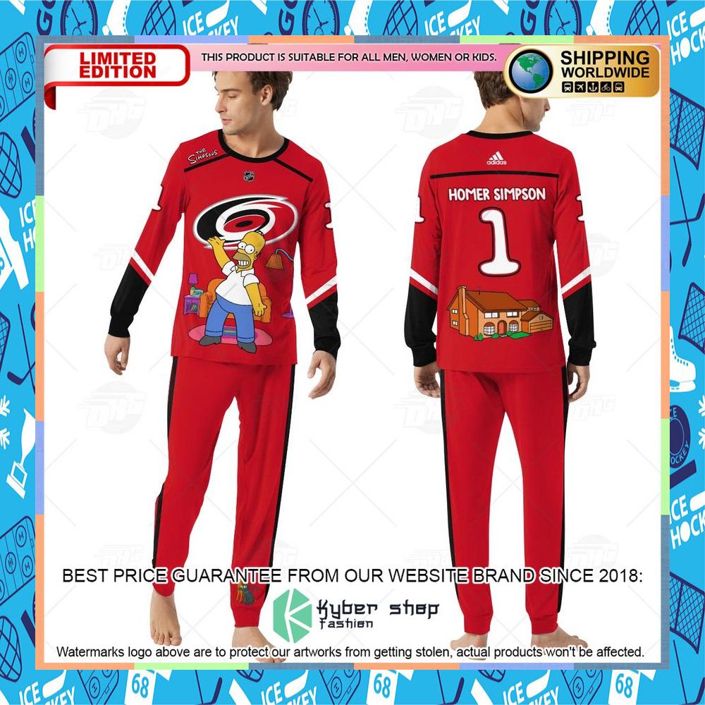 Personalized The Simpsons Carolina Hurricanes Pajama Sets 8 Personalized The Simpsons Carolina Hurricanes Pajama Sets word3