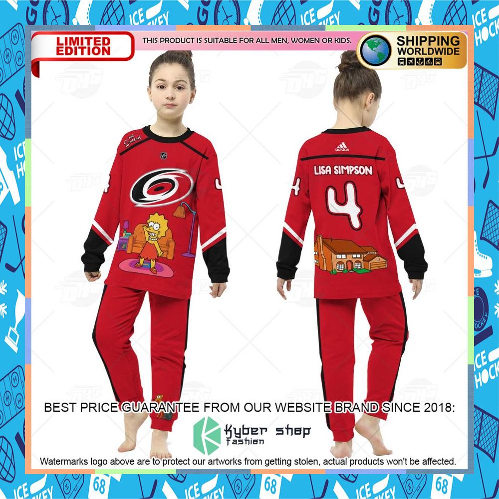 Personalized The Simpsons Carolina Hurricanes Pajama Sets 11 Personalized The Simpsons Carolina Hurricanes Pajama Sets word3