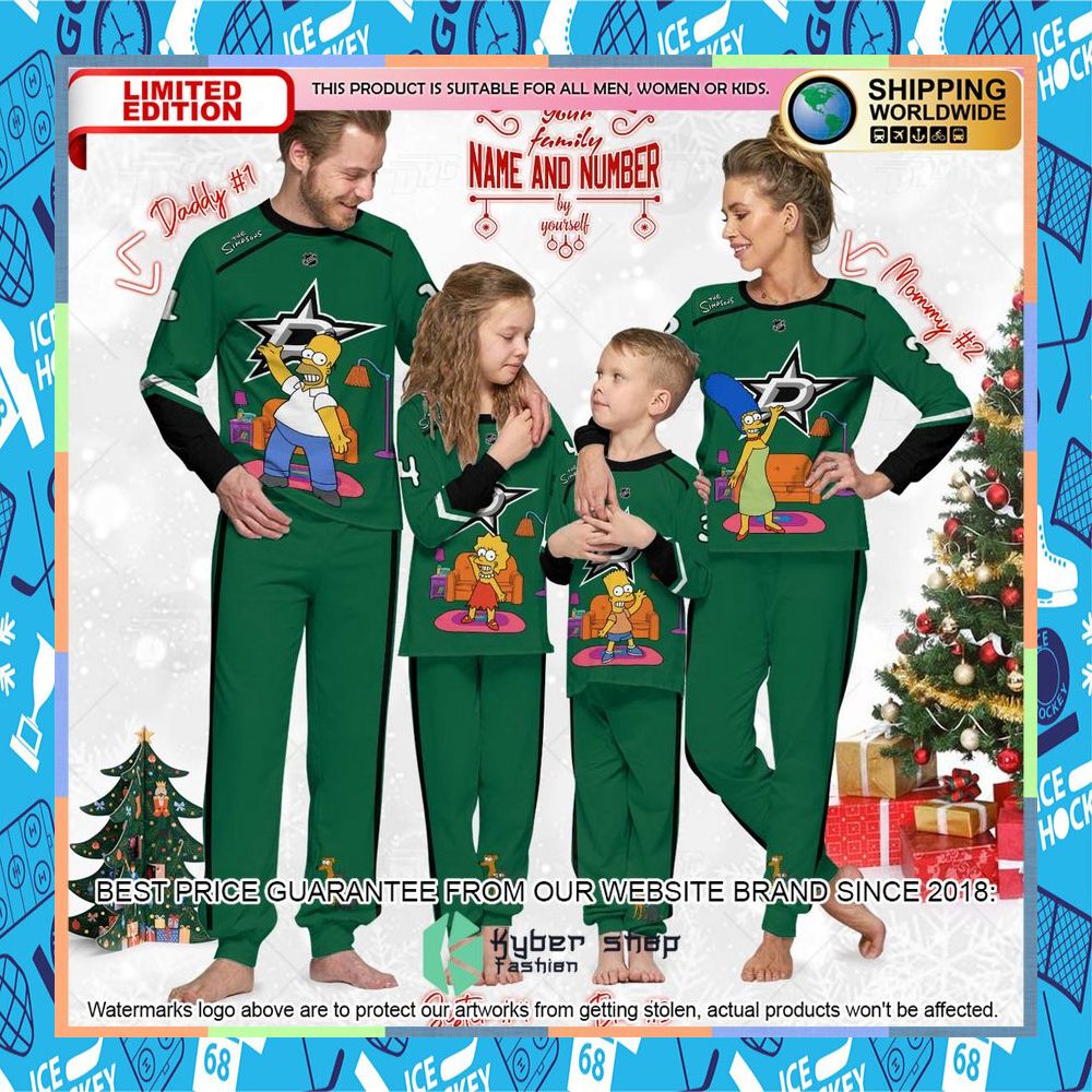 Personalized The Simpsons Dallas Stars Pajama Sets 7 Personalized The Simpsons Dallas Stars Pajama Sets word3