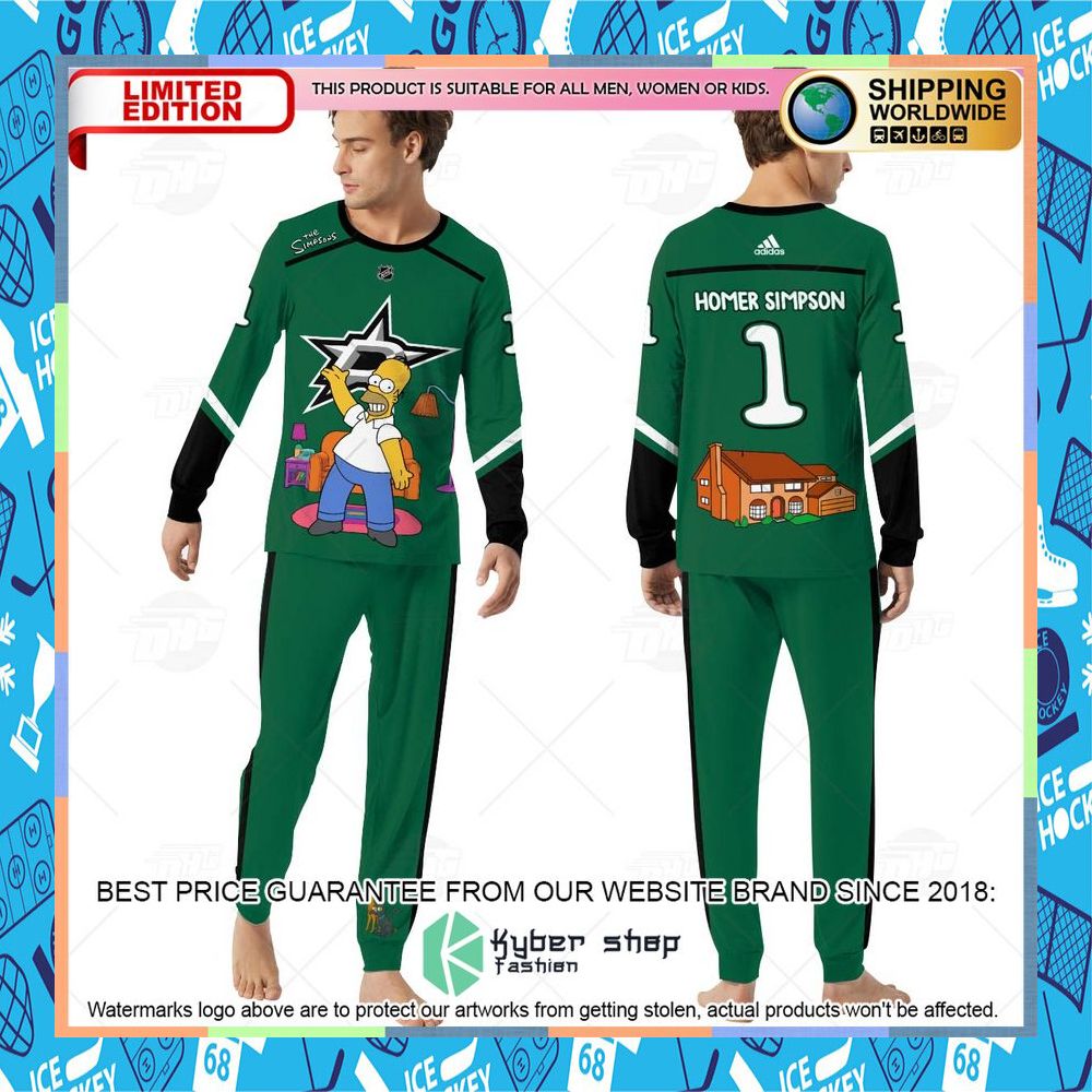 Personalized The Simpsons Dallas Stars Pajama Sets 8 Personalized The Simpsons Dallas Stars Pajama Sets word3