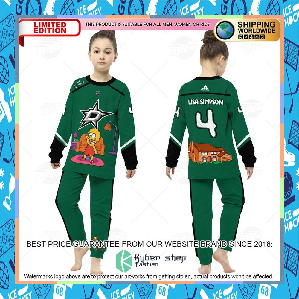 Personalized The Simpsons Dallas Stars Pajama Sets 11 Personalized The Simpsons Dallas Stars Pajama Sets word3