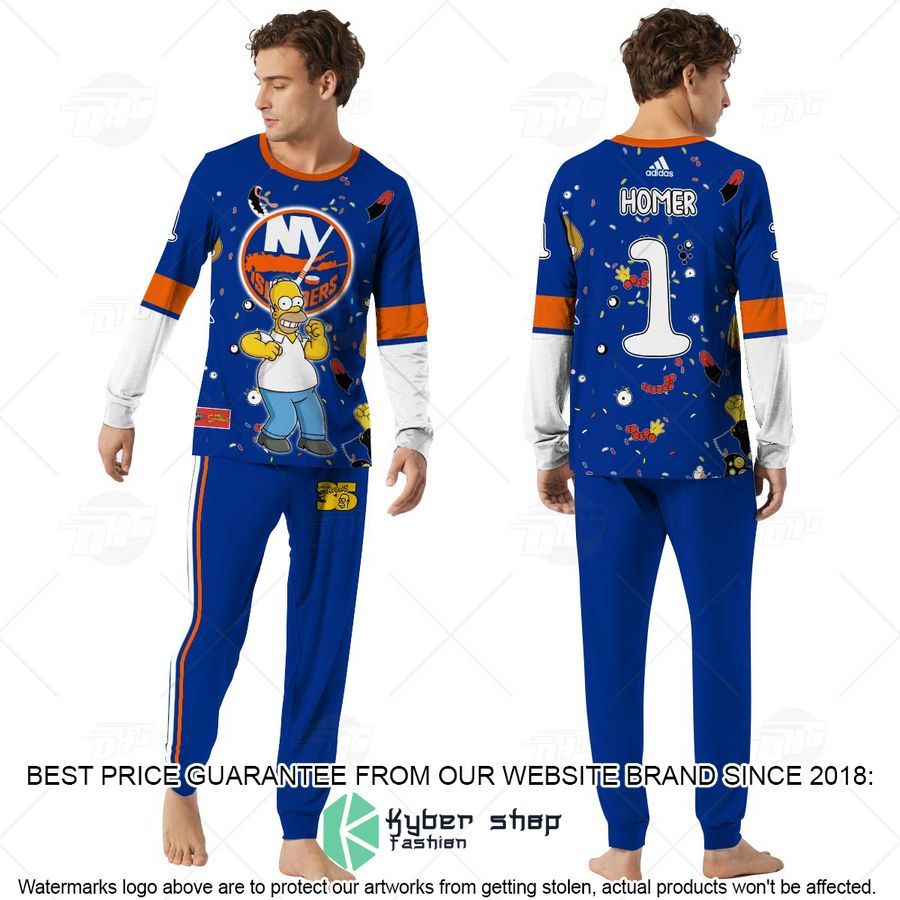 Personalized The Simpsons New York Islanders Pajama Sets 3 Personalized The Simpsons New York Islanders Pajama Sets word2
