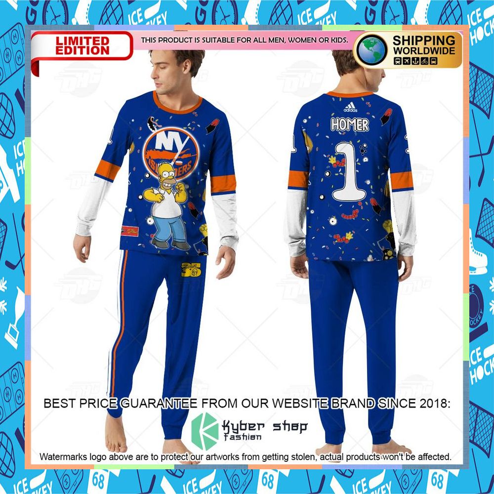 Personalized The Simpsons New York Islanders Pajama Sets 8 Personalized The Simpsons New York Islanders Pajama Sets word2