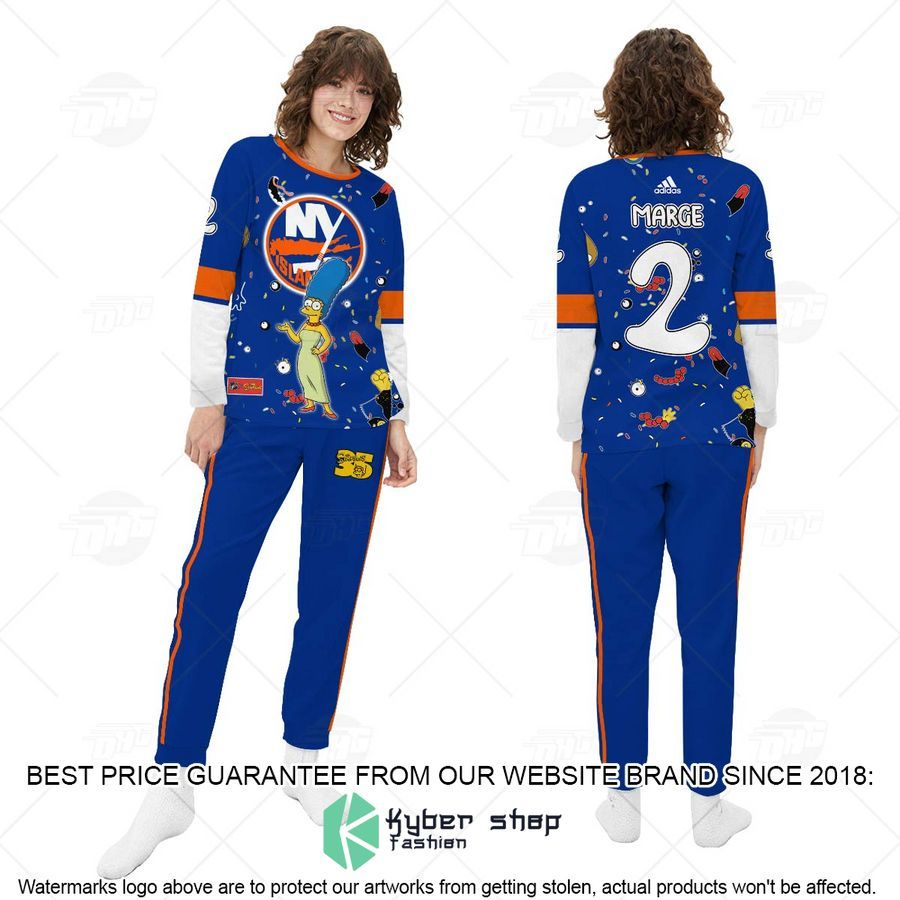 Personalized The Simpsons New York Islanders Pajama Sets 4 Personalized The Simpsons New York Islanders Pajama Sets word2