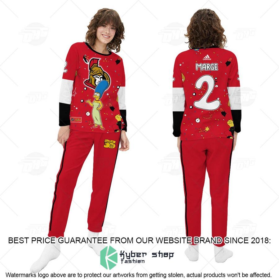 Personalized The Simpsons Ottawa Senators Pajama Sets 4 Personalized The Simpsons Ottawa Senators Pajama Sets word2