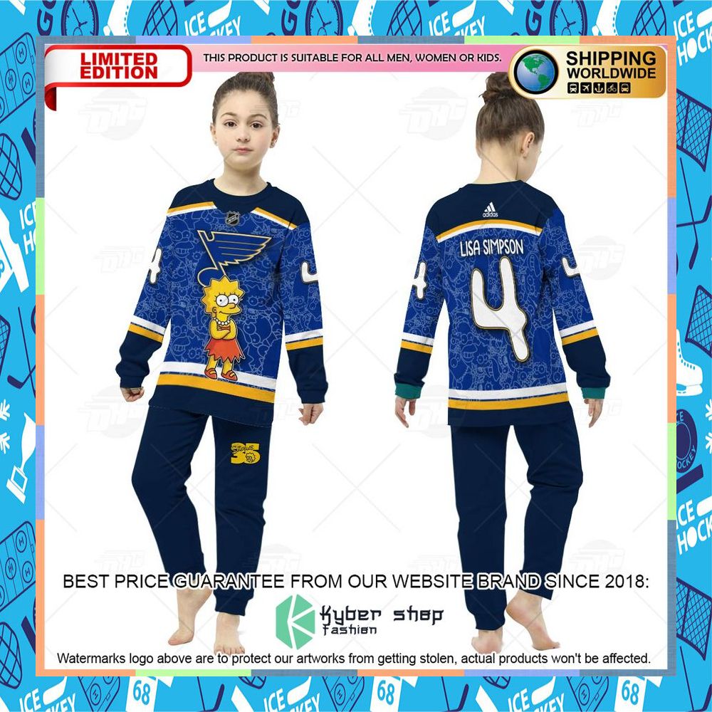 Personalized The Simpsons St Louis Blues Pajama Sets 11 Personalized The Simpsons St Louis Blues Pajama Sets word2