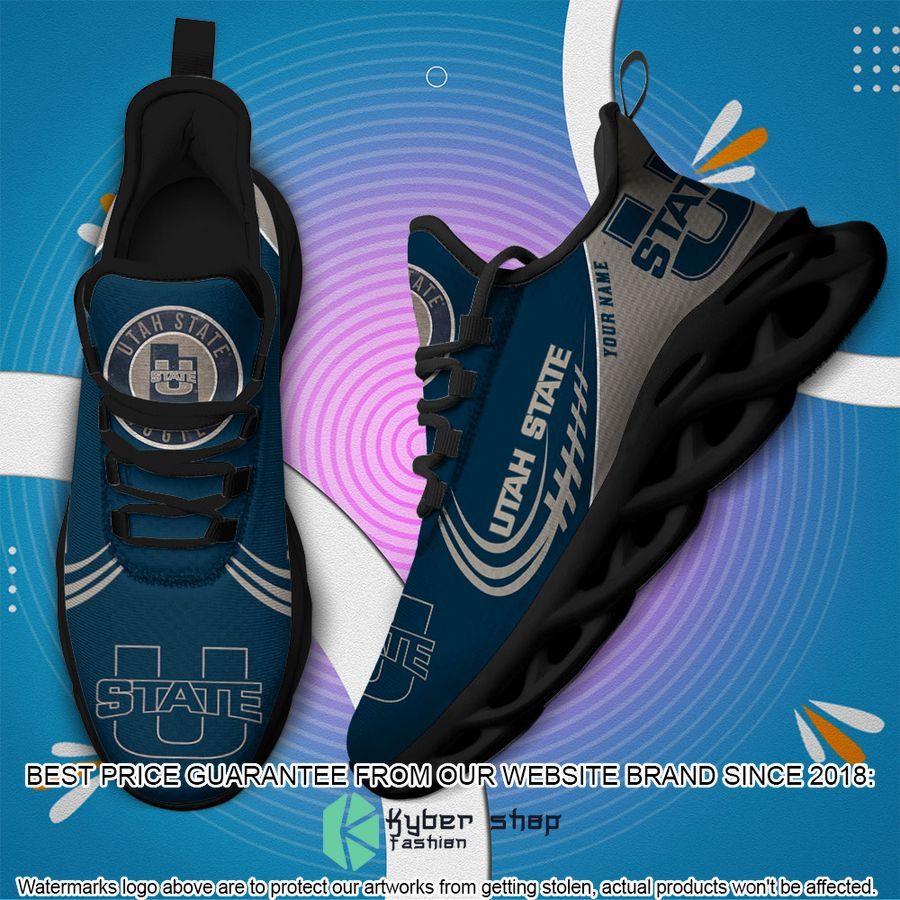 Personalized Utah State Aggies Max Soul Shoes 3 Personalized Utah State Aggies Max Soul Shoes word1