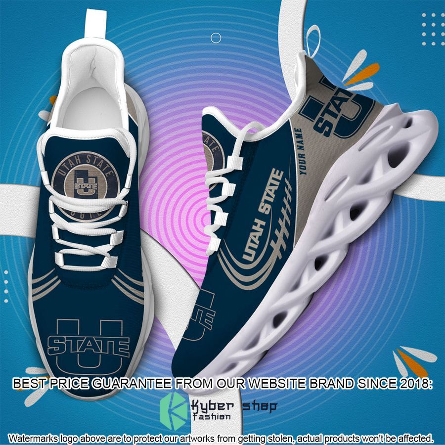 Personalized Utah State Aggies Max Soul Shoes 4 Personalized Utah State Aggies Max Soul Shoes word1