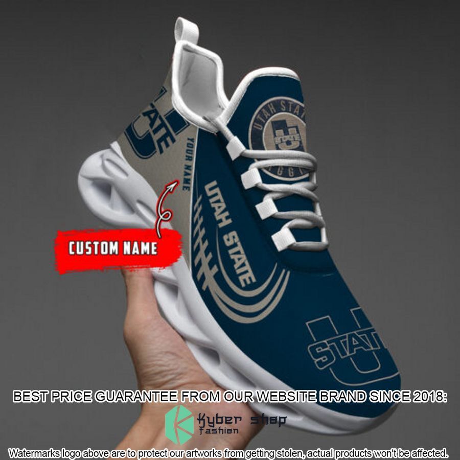 Personalized Utah State Aggies Max Soul Shoes 7 Personalized Utah State Aggies Max Soul Shoes word1