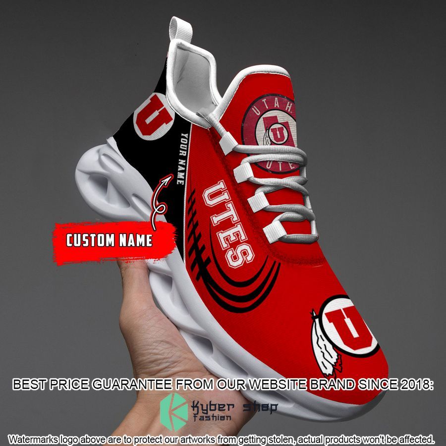 Personalized Utah Utes Max Soul Shoes
