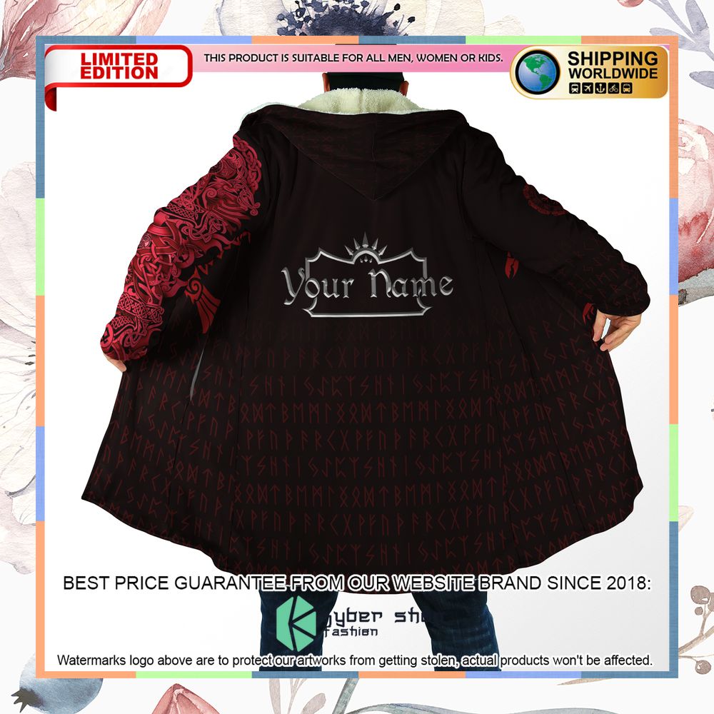 Personalized Viking Hooded Cloak