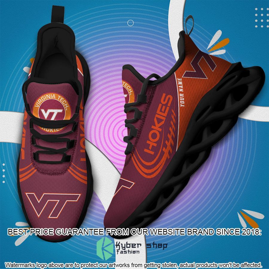 Personalized Virginia Tech Hokies Max Soul Shoes 3 Personalized Virginia Tech Hokies Max Soul Shoes word1