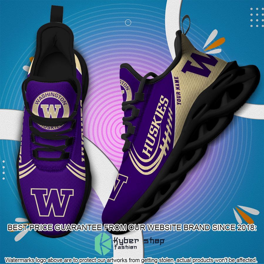 Personalized Washington Huskies Max Soul Shoes 3 Personalized Washington Huskies Max Soul Shoes word3