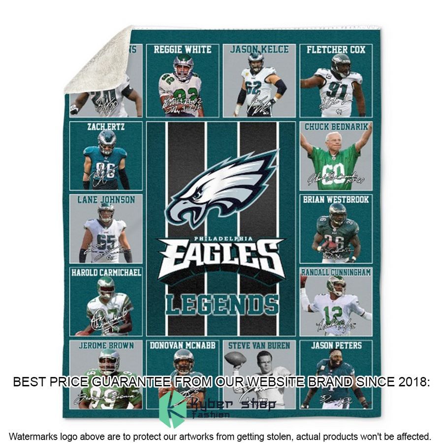 Philadelphia Eagles Legends Fleece Blanket