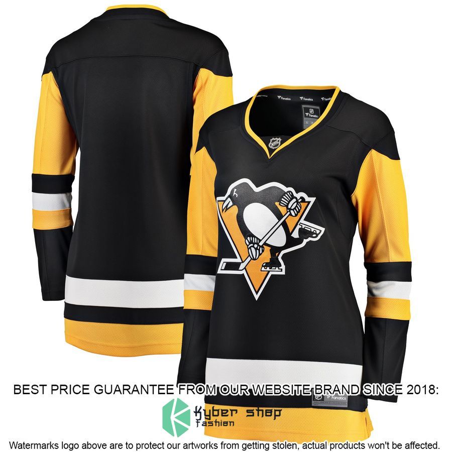 Pittsburgh Penguins Women's Black Hockey Jersey
