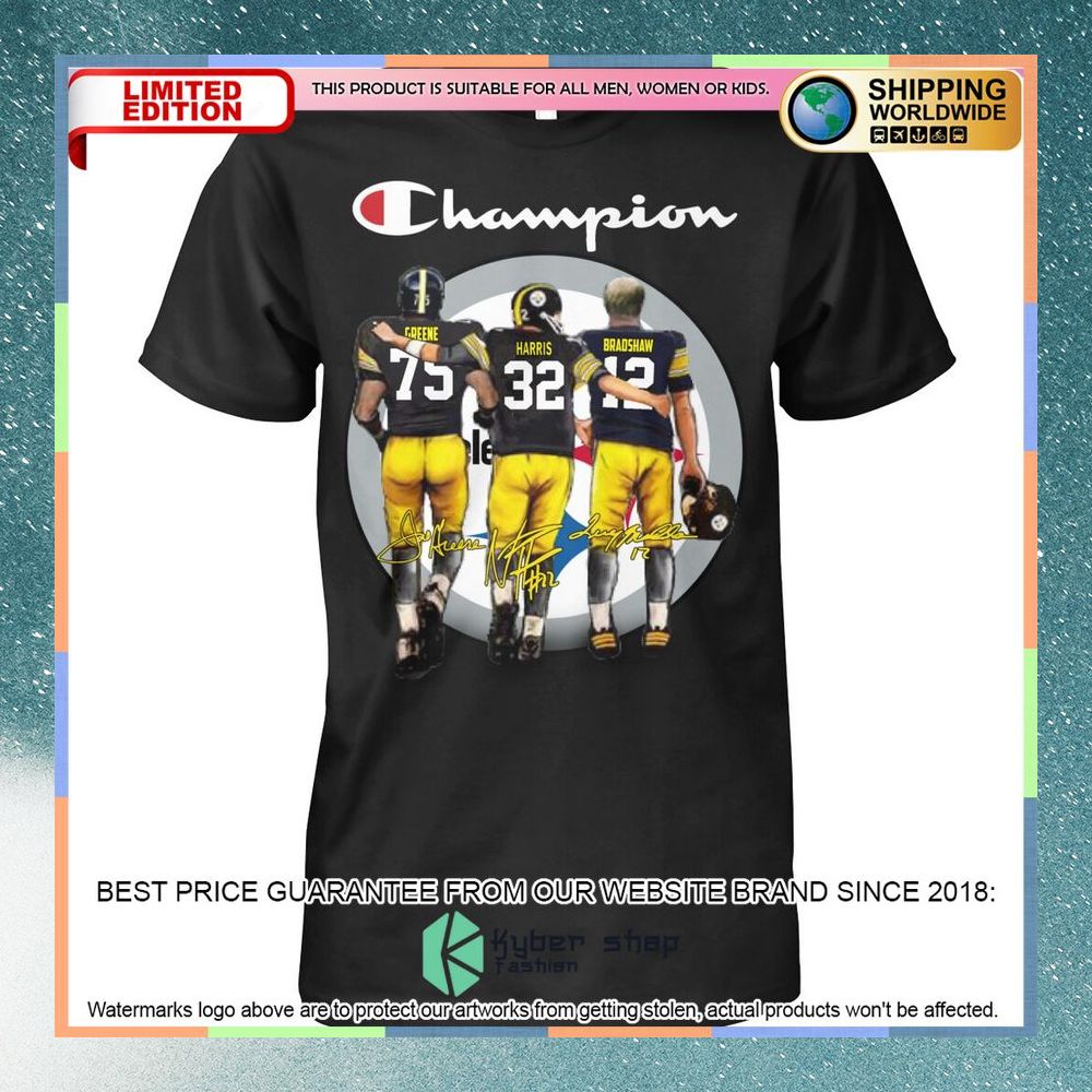 Pittsburgh Steelers Greene Harris Bradshaw Shirt, Hoodie 8 Pittsburgh Steelers Greene Harris Bradshaw Shirt, Hoodie word2