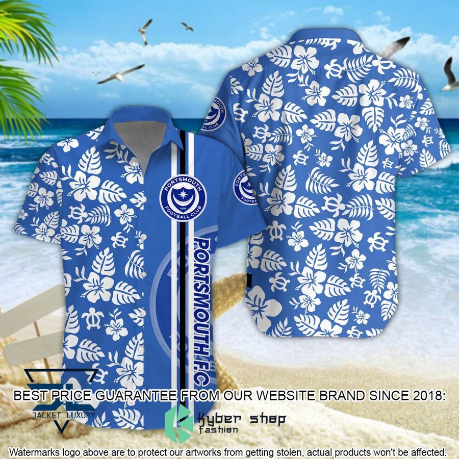 Portsmouth F.C Hawaiian Shirt, Shorts