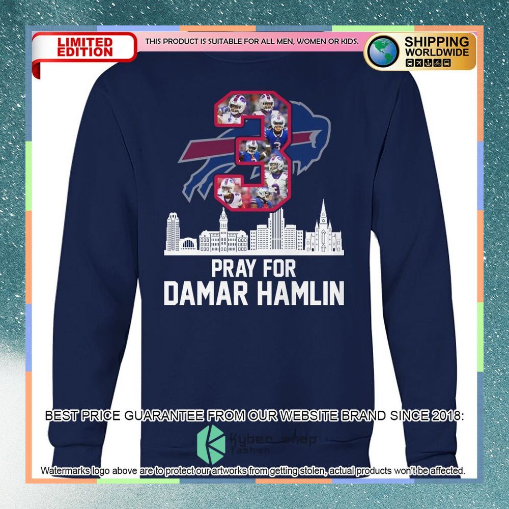 Pray for Damar Hamlin 3 Buffalo Bills Shirt, Hoodie 9 Pray for Damar Hamlin 3 Buffalo Bills Shirt, Hoodie word1