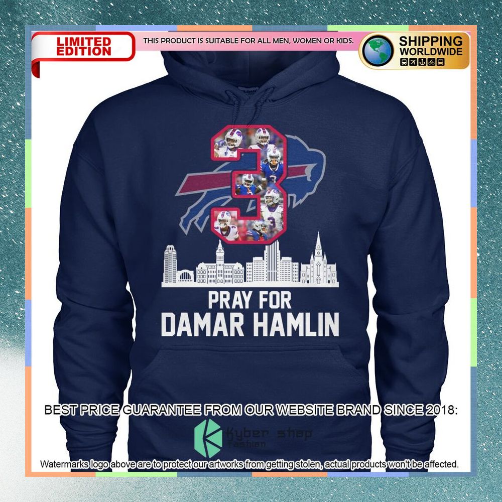 Pray for Damar Hamlin 3 Buffalo Bills Shirt, Hoodie 10 Pray for Damar Hamlin 3 Buffalo Bills Shirt, Hoodie word1