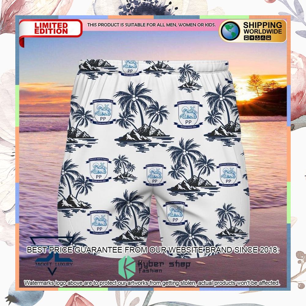 Preston North End F.C Palm Tree Hawaiian Shirt, Shorts 6 Preston North End F.C Palm Tree Hawaiian Shirt, Shorts word1