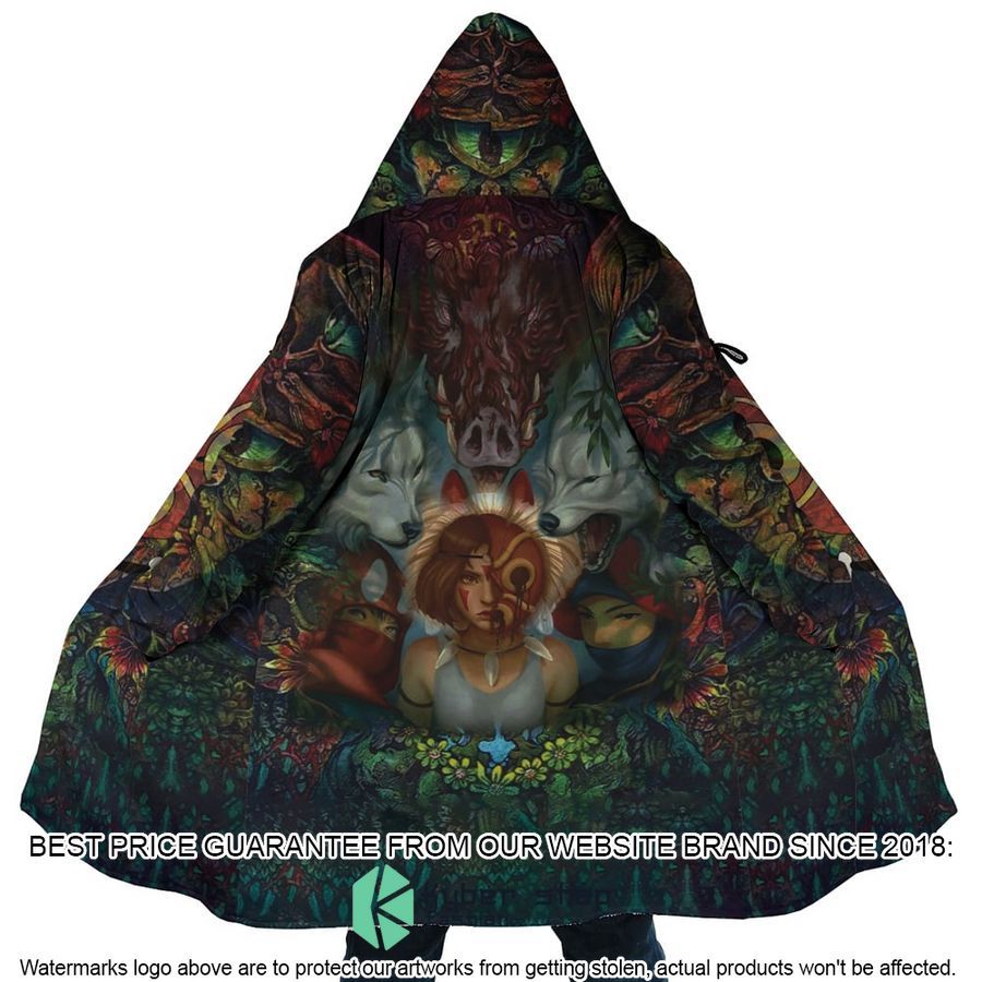 Princess Mononoke Studio Ghibli Hooded Cloak2