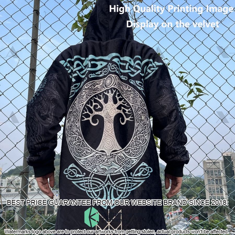 Psychedelic Menagerie Hooded Cloak 3 Psychedelic Menagerie Hooded Cloak word3