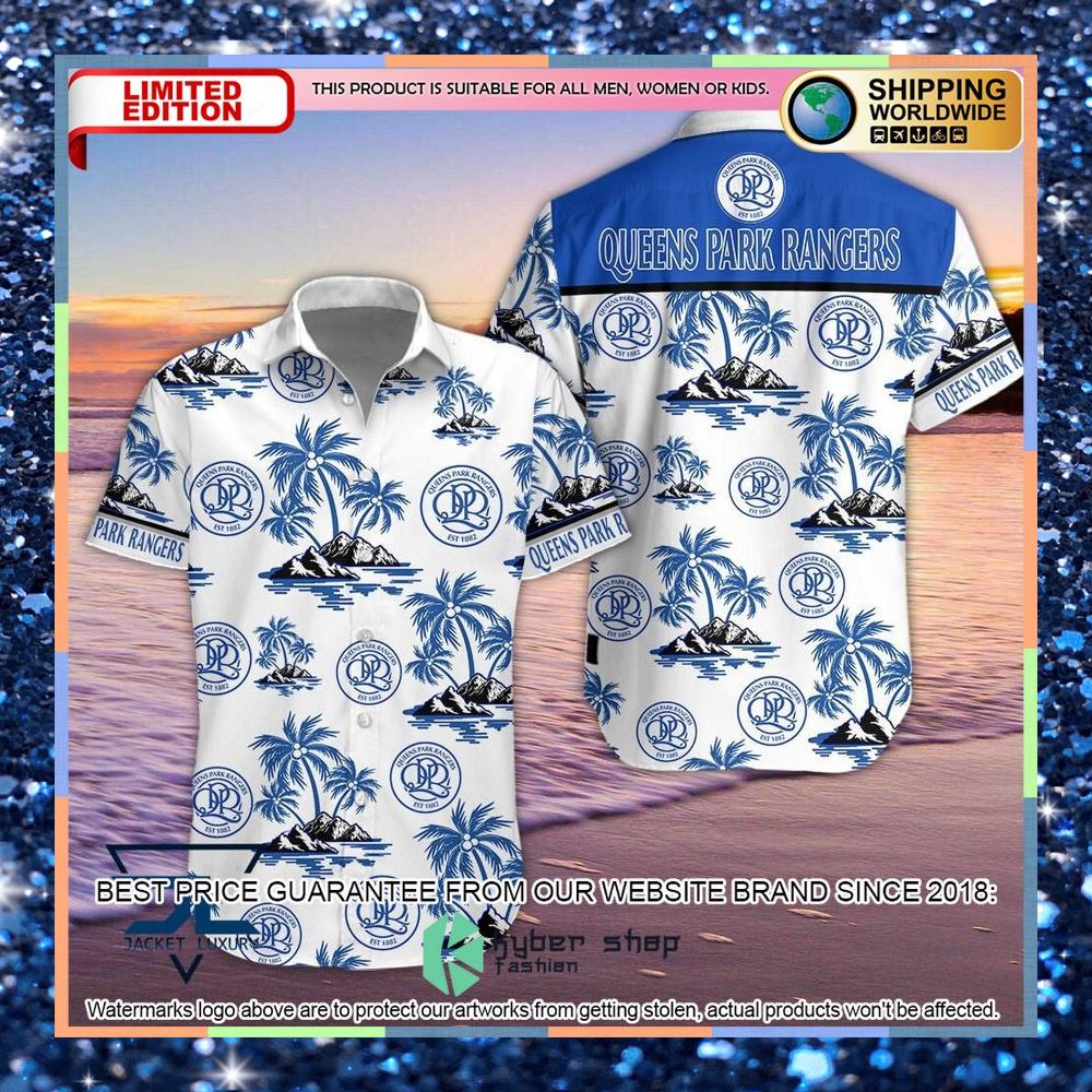 Queens Park Rangers Palm Tree Hawaiian Shirt, Shorts 3 Queens Park Rangers Palm Tree Hawaiian Shirt, Shorts word2