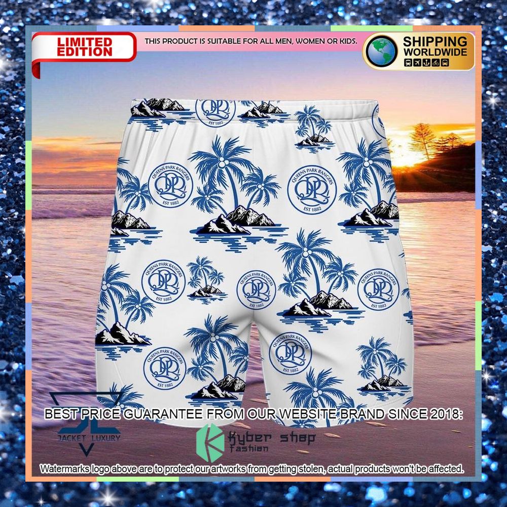 Queens Park Rangers Palm Tree Hawaiian Shirt, Shorts 4 Queens Park Rangers Palm Tree Hawaiian Shirt, Shorts word2
