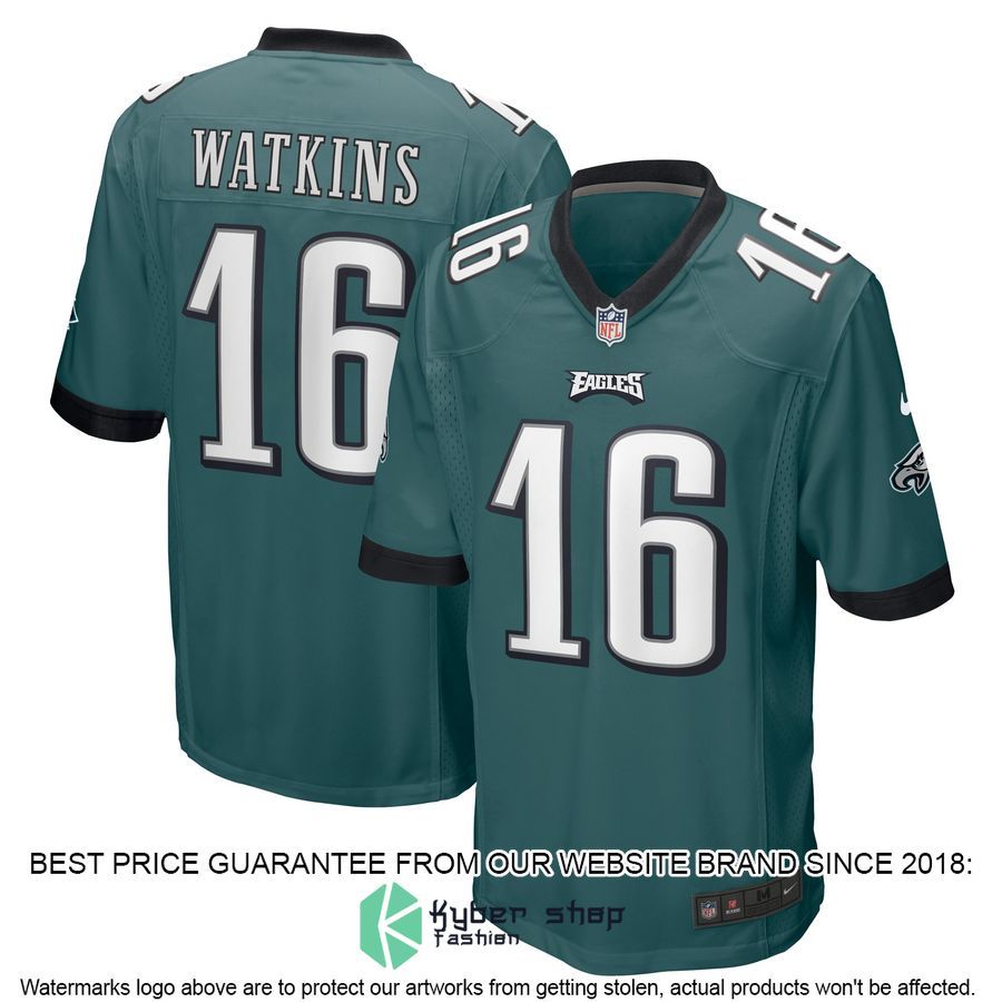 Quez Watkins Philadelphia Eagles Midnight Green Football Jersey