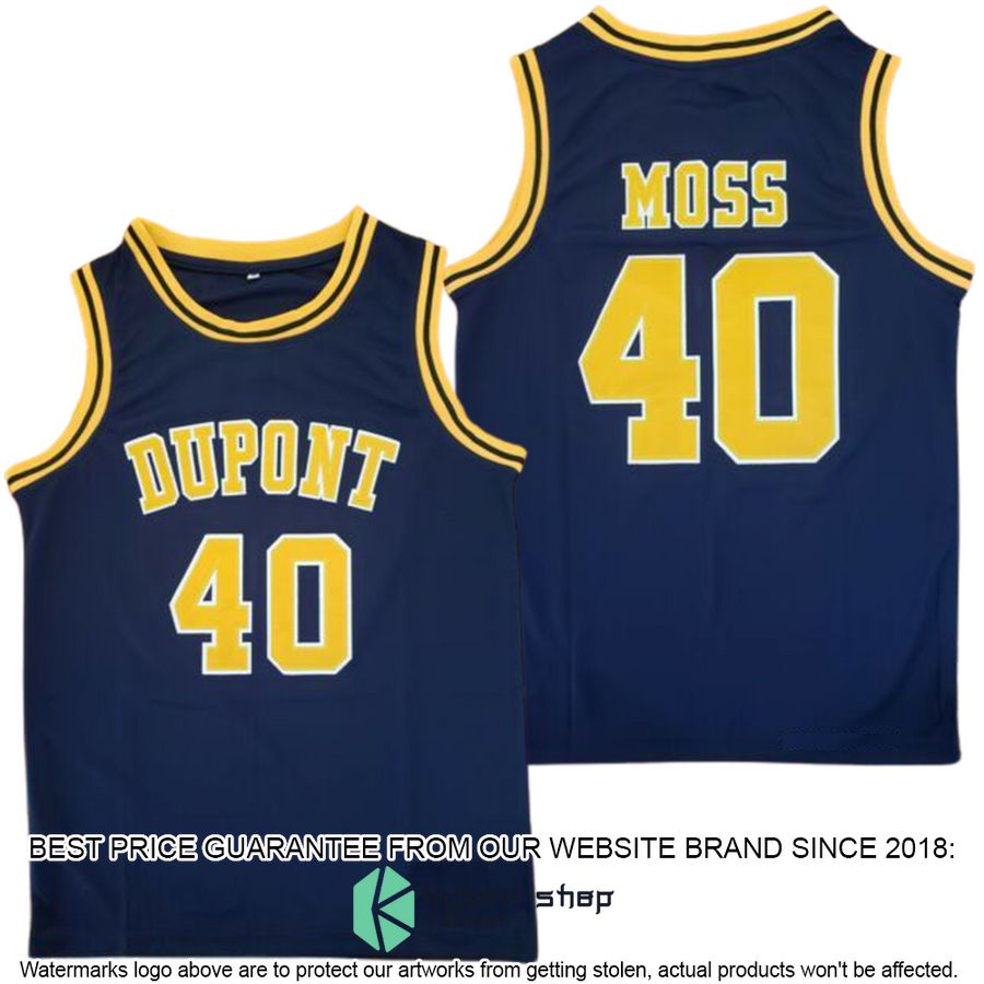 Randy Moss Dupont High School Basketball Jersey