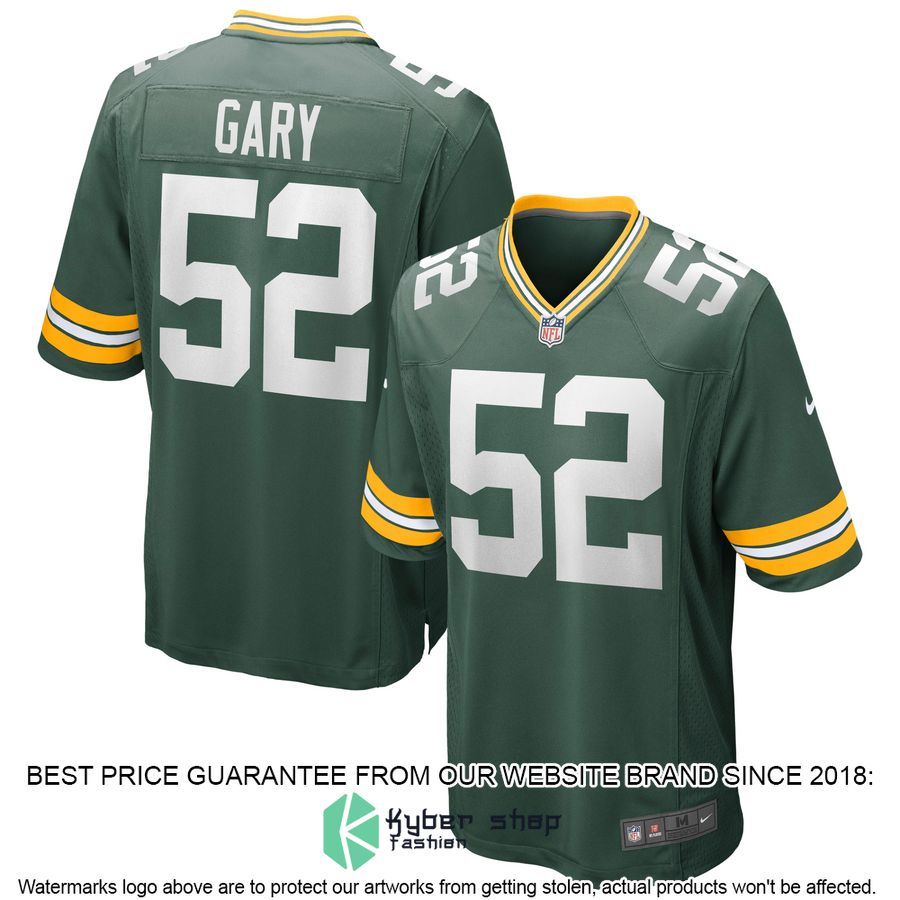 Rashan Gary Green Bay Packers Green Football Jersey