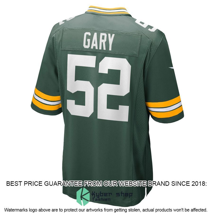 Rashan Gary Green Bay Packers Green Football Jersey 3 Rashan Gary Green Bay Packers Green Football Jersey word1